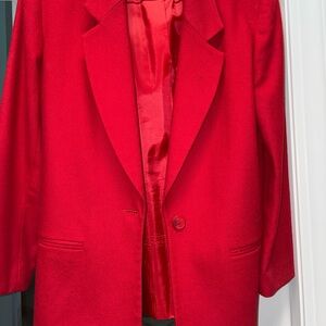 Vibrant Red Blazer